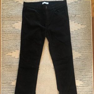 LOFT Boot cut Black Corduroys, Size 4
